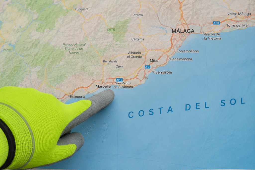 Costa del sol map